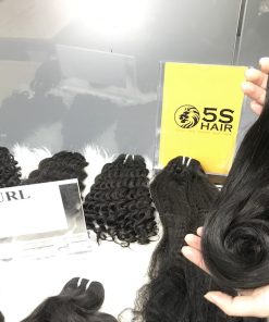 Bob Hair - Vietnamese Highest Quality Curly Wavy Weft Hair