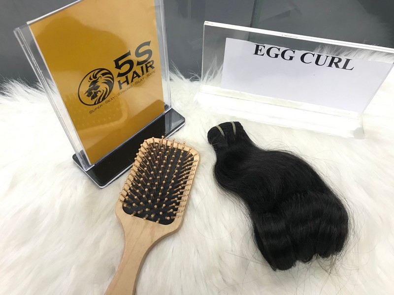 Egg Curl- Vietnamese Best Highest Quality Curly Wavy Weft Hair