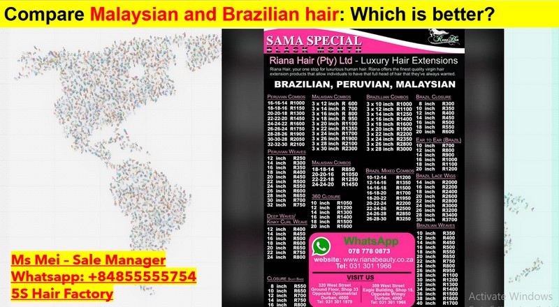 The Prices of Malaysian hair vs Brazilian hair extensions: Brazilian hair