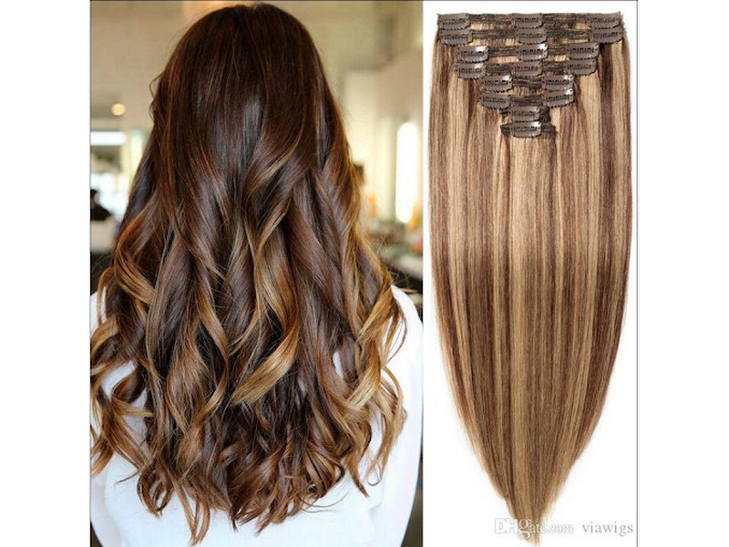 Vietnamese Clip-in hair extension