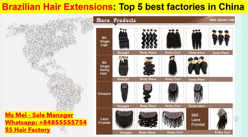 Grades of Brazilian hair extensions