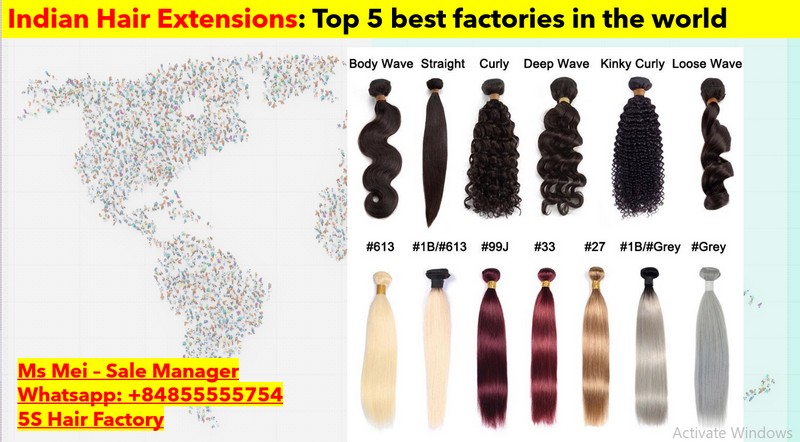 Indian Hair Extensions: Top 5 best factories in the world