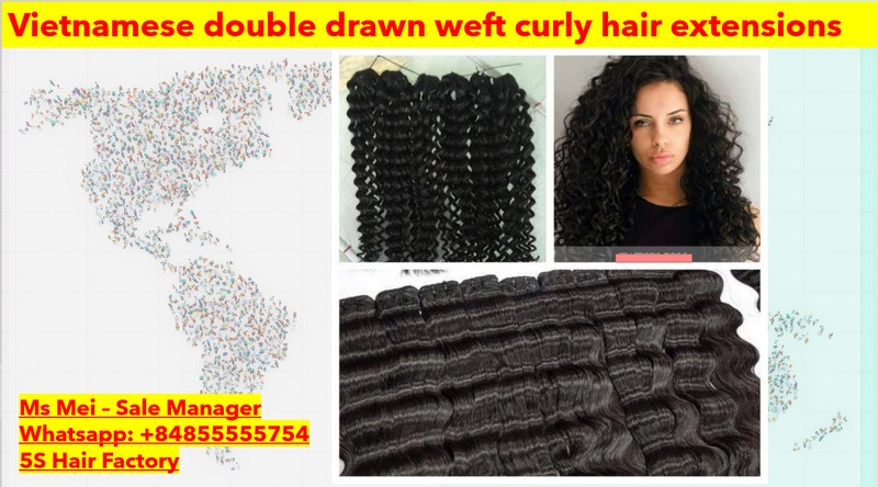 Vietnamese-double-drawn-weft-curly-hair-extensions-1