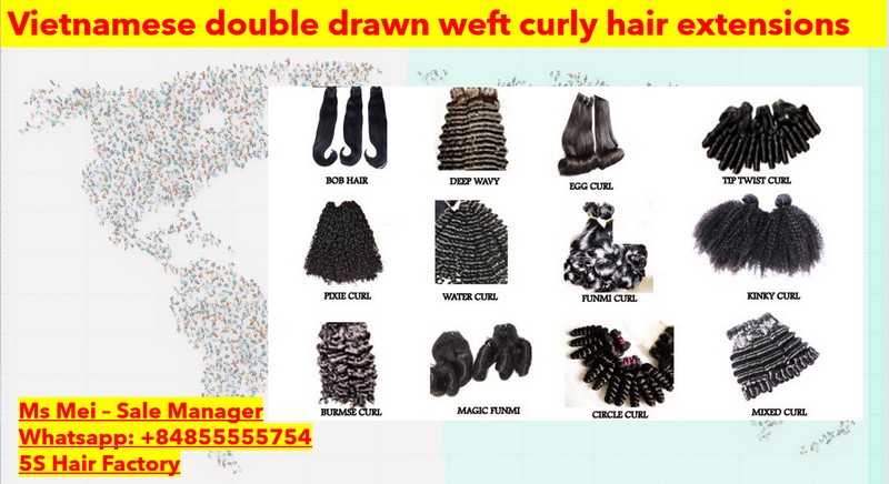 Vietnamese-double-drawn-weft-curly-hair-extensions-5