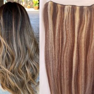 What is a weft hair extension?