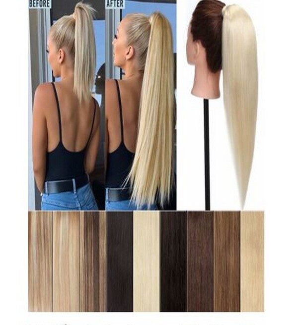 virign-brazilian-ponytail-hair-extension-1