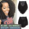 Virgin Curly Clip-In Hair Extension 5 virgin curly clip-in hair extension-1
