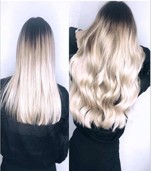 Virgin blonde hair extensions UK