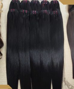 Virgin long length hair extensions in UK
