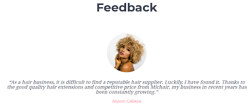 A good hair extensions review on Mic hair website