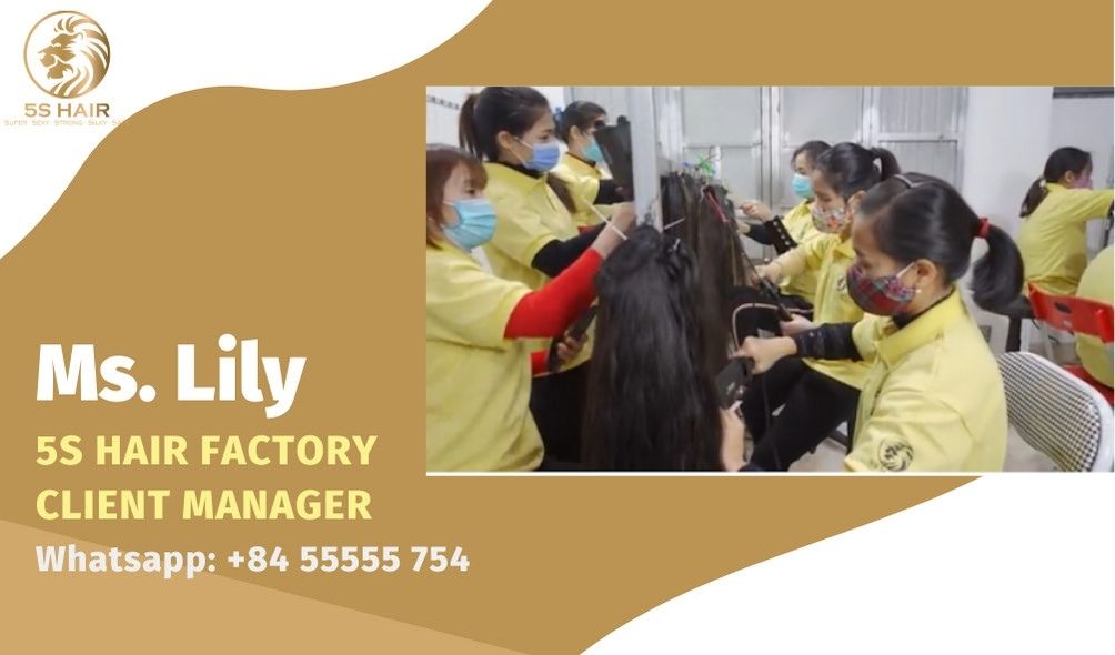 5s Hair employees are processing hair