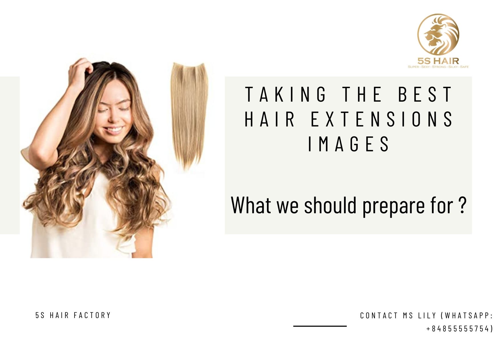 Taking the best hair extensions images - What we should prepare for