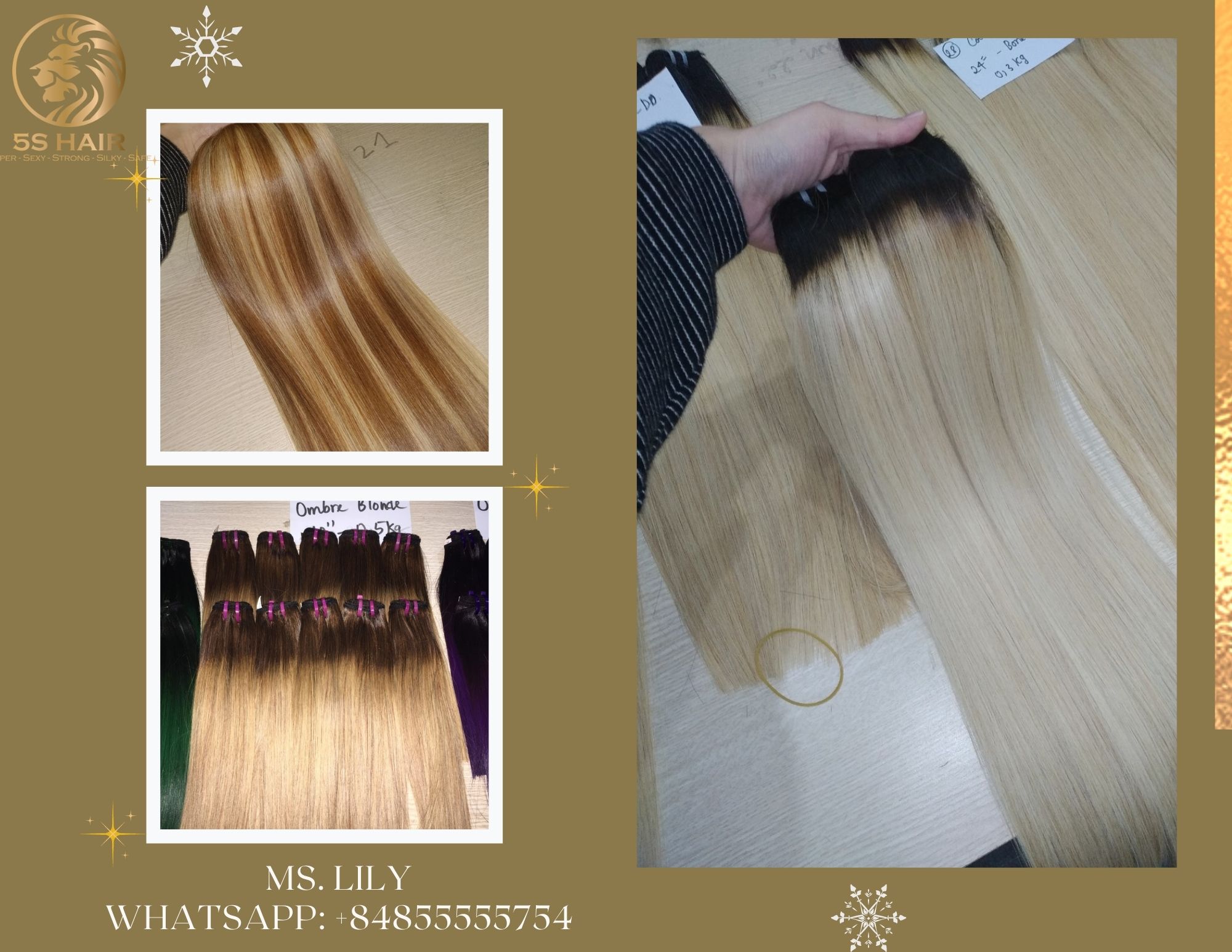 Ombre weft hair extension