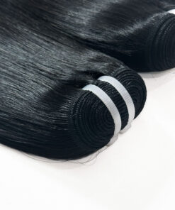 Vietnamese Bone Straight Hair – Natural Color – Weft Hair Extensions 6 Natural color bone straight