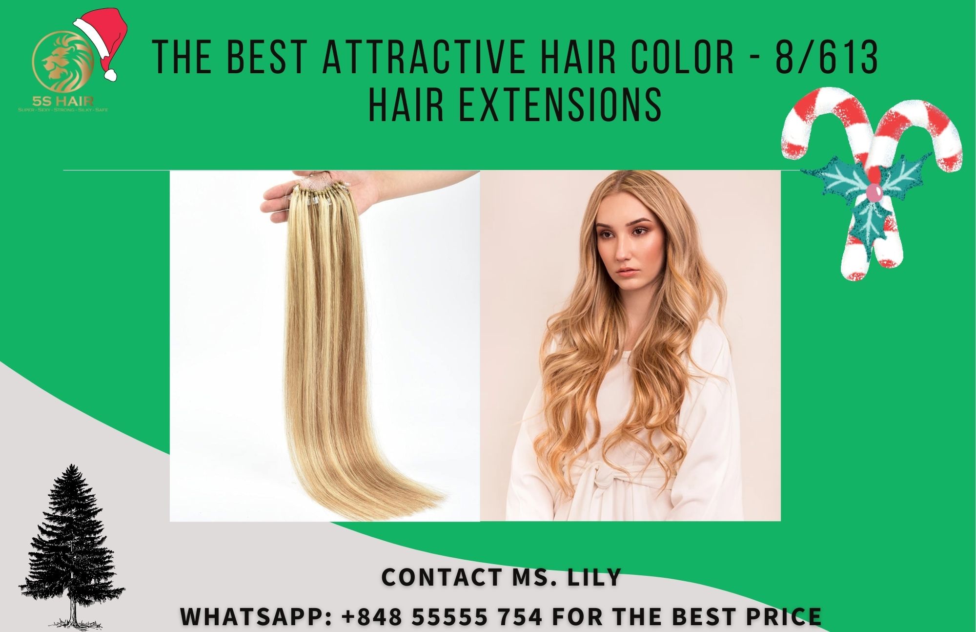 The best attractive hair color – 8/613 hair extensions