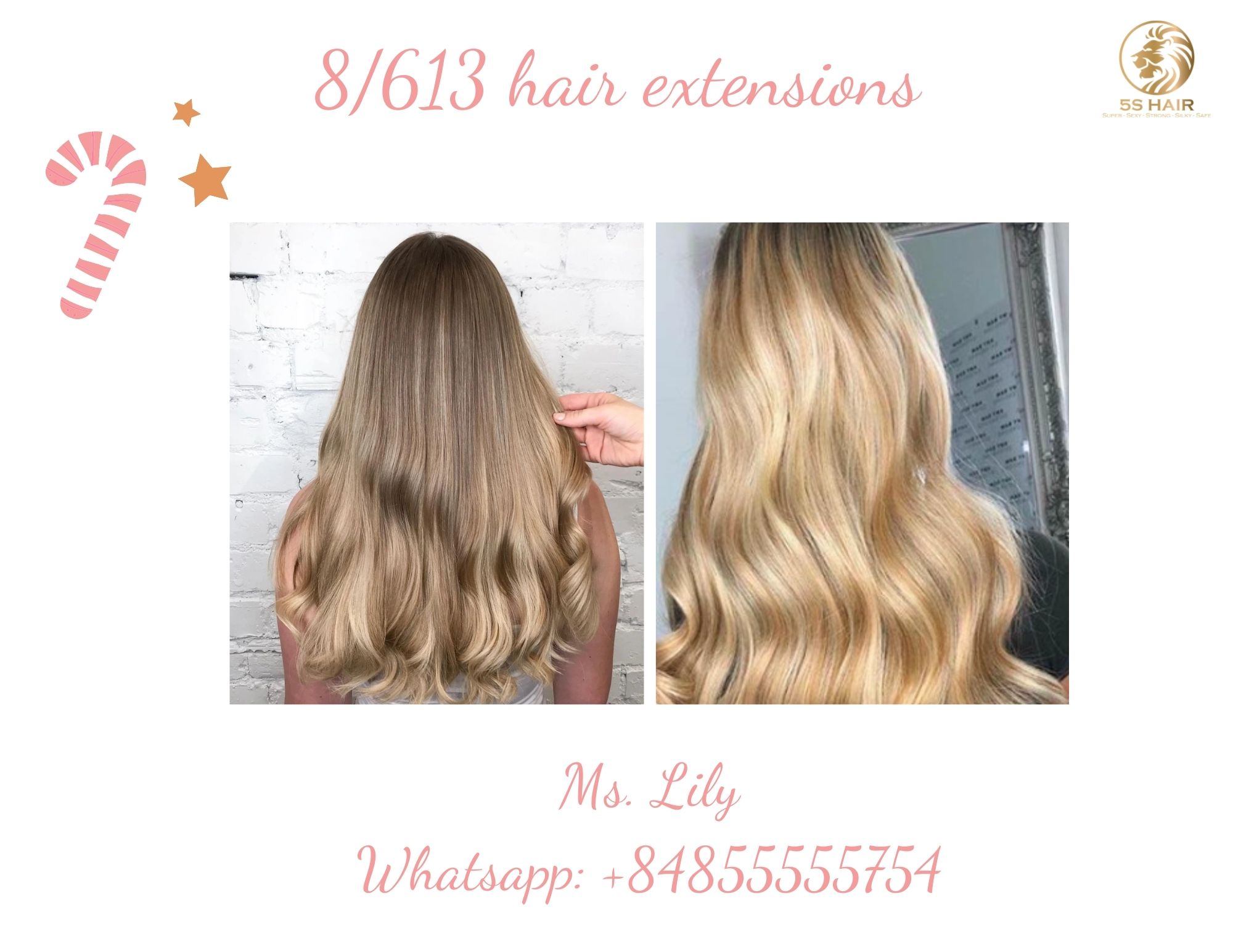 8. Malaysian 613 Blonde Hair Clip-In Extensions - wide 5