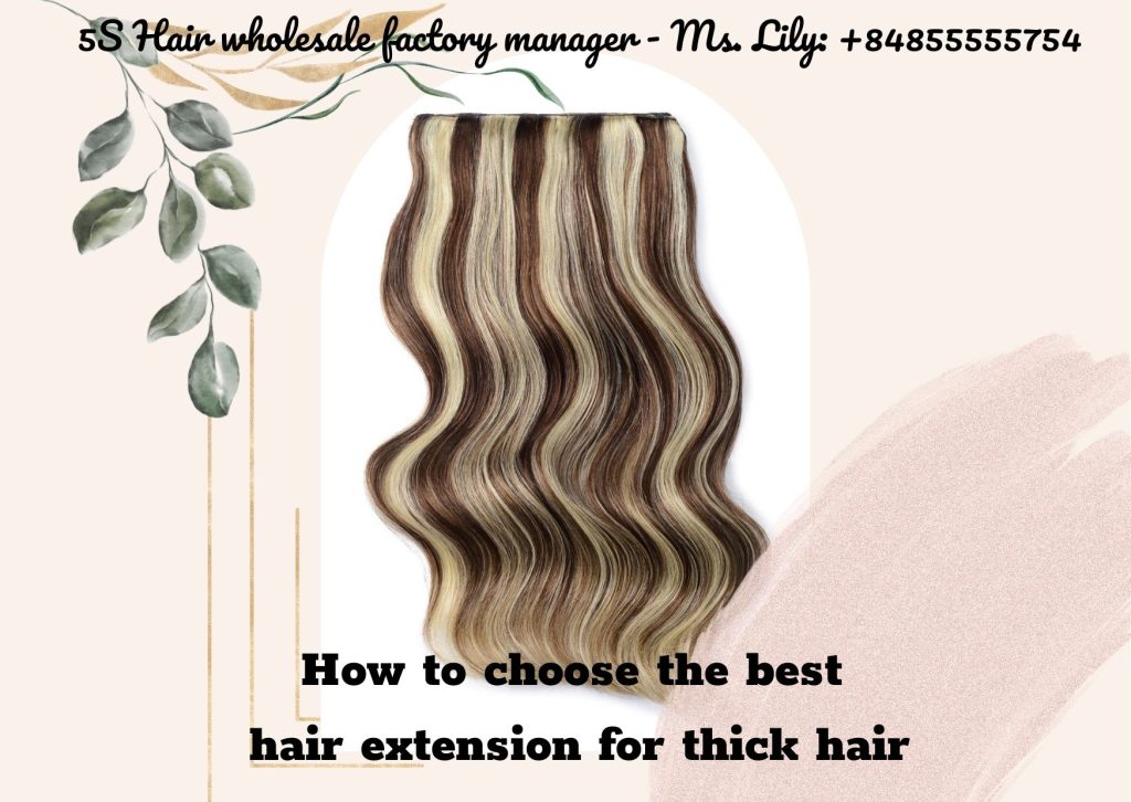 Best types of hair extensions for thick hair