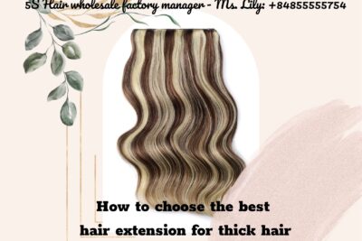 Best types of hair extensions for thick hair