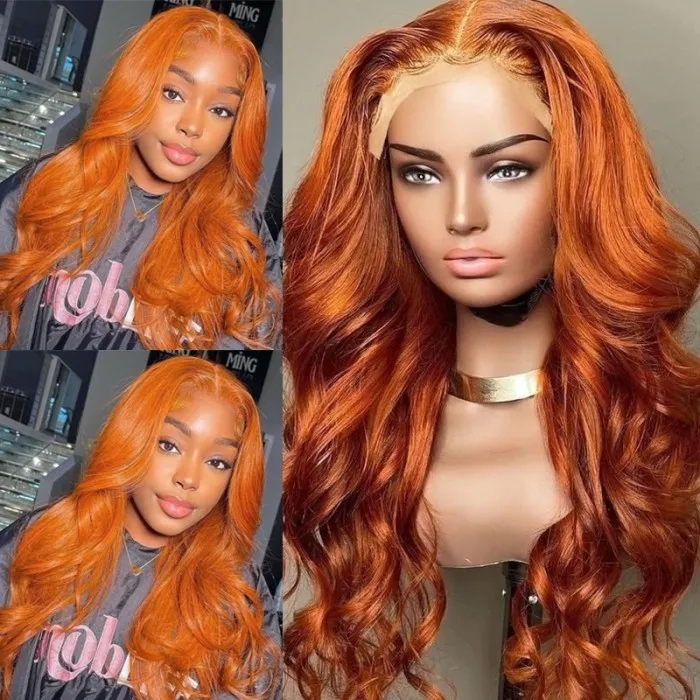 Clip in hair extensions ginger - the hottest hair extension color