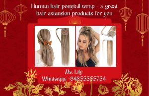 human hair ponytail wrap a great hair extension products for you 3