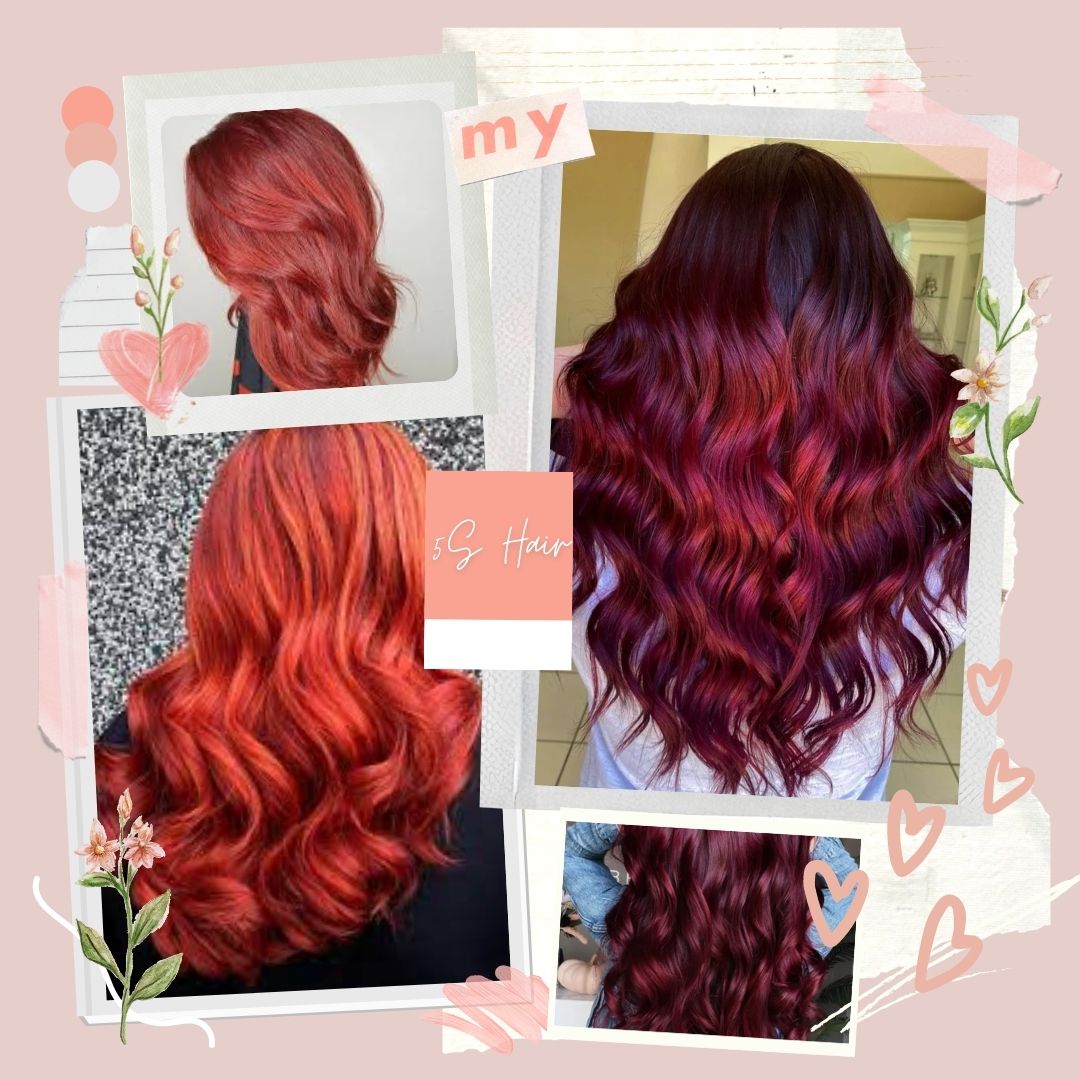 Red and pink hair ideas for brilliant Valentine's Day hairstyles