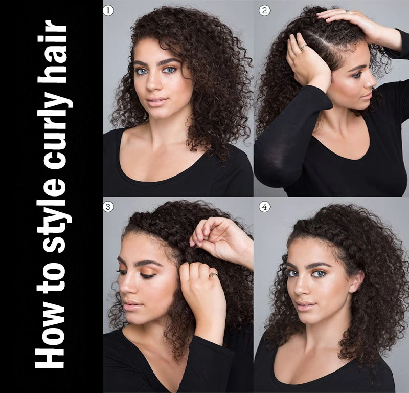 How to style curly hair