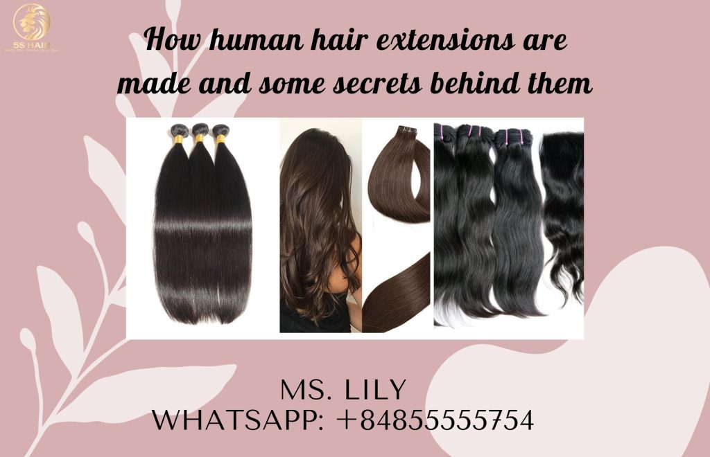 how human hair extensions are made and some secrets behind them 1