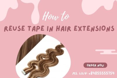 How to reuse tape in hair extensions: tips and care