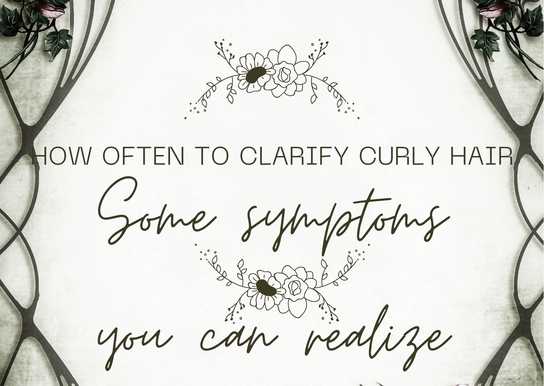 How Often To Clarify Curly Hair Some Symptoms You Can Realize