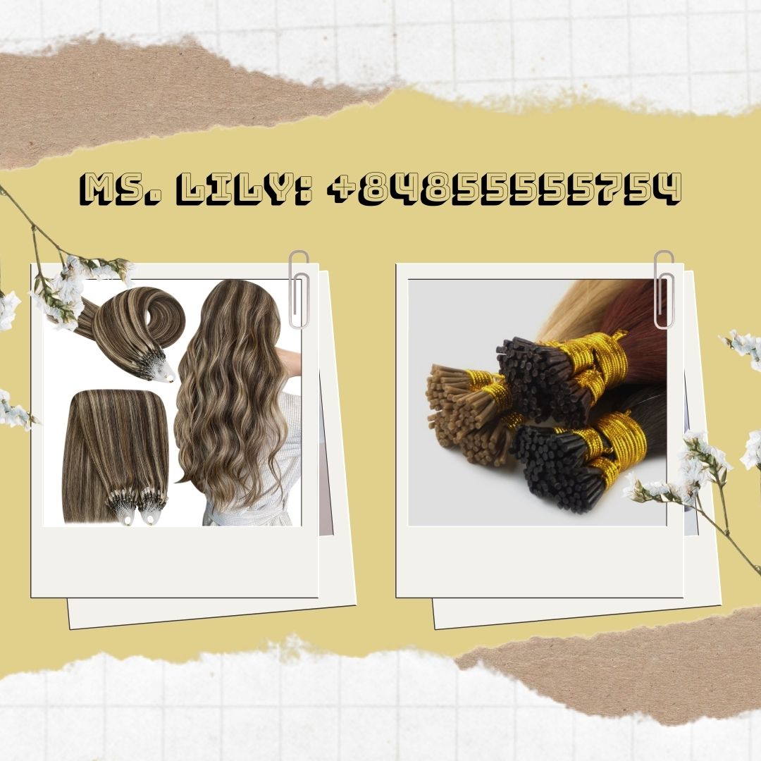 We only sell human hair extensions made from high-quality Vietnamese hair at 5S Hair Factory