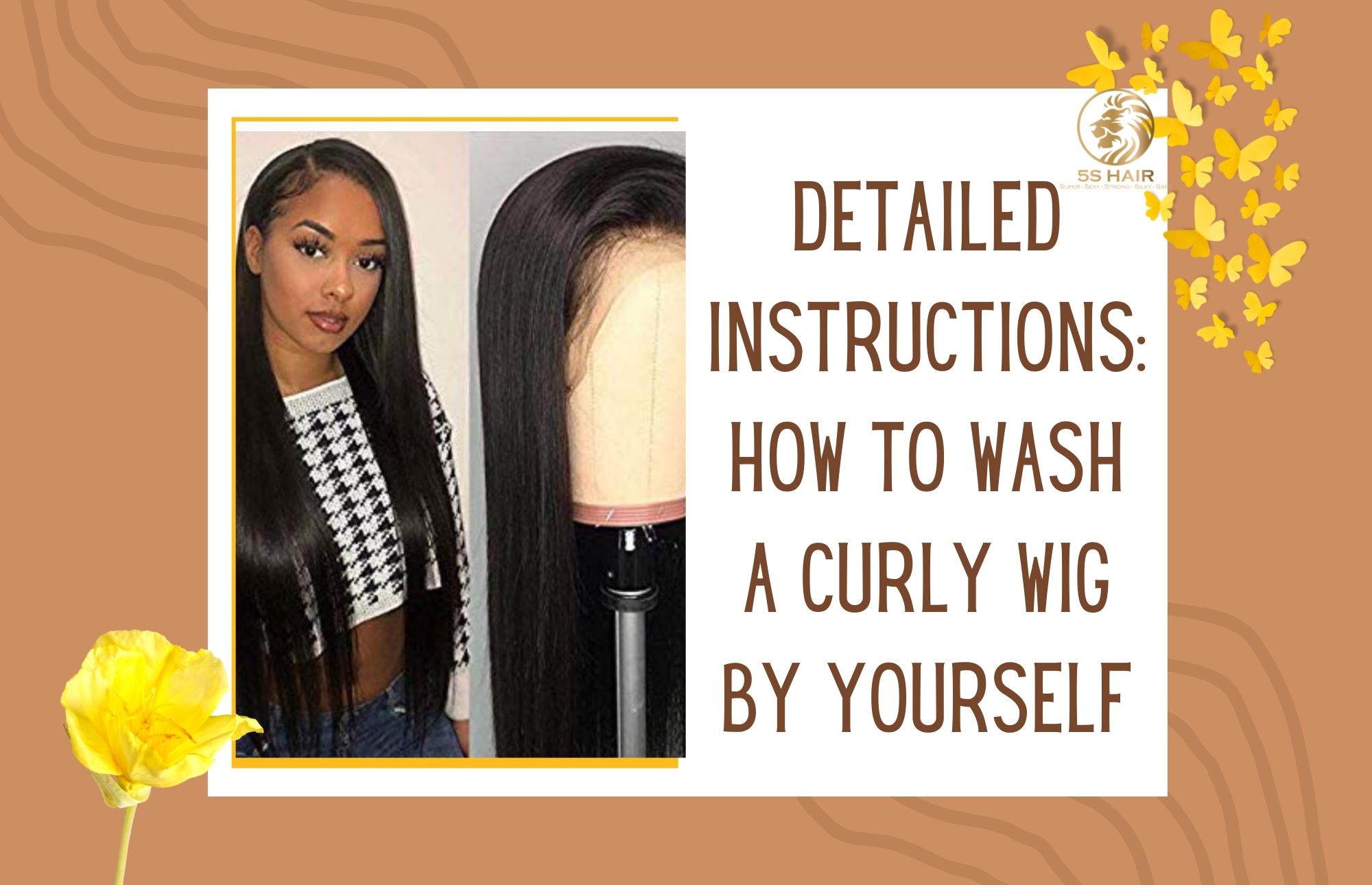 Detailed instructions: How to wash a curly wig by yourself