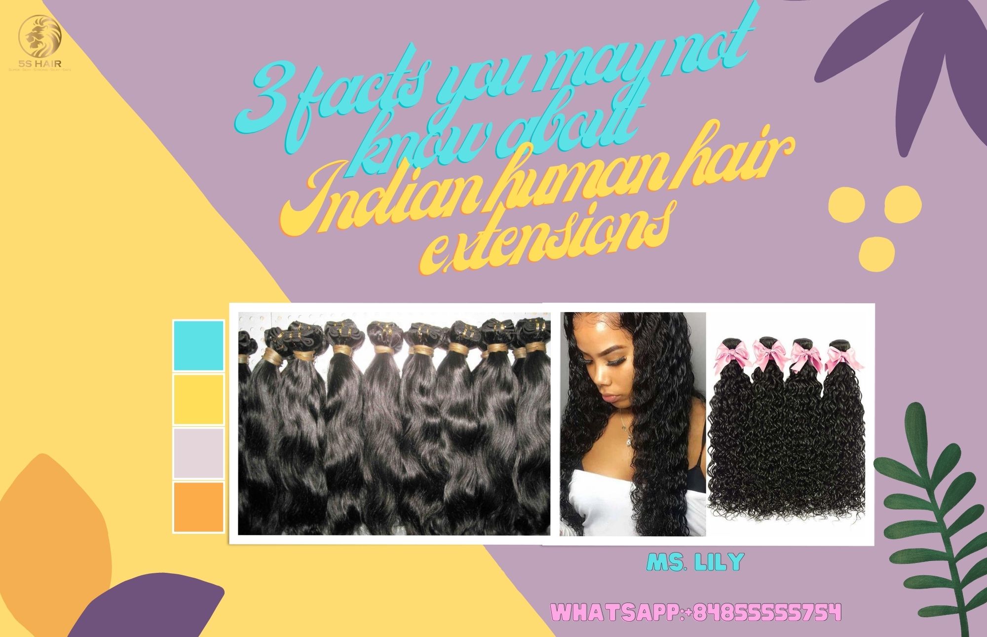 3 facts you may not know about Indian human hair extensions