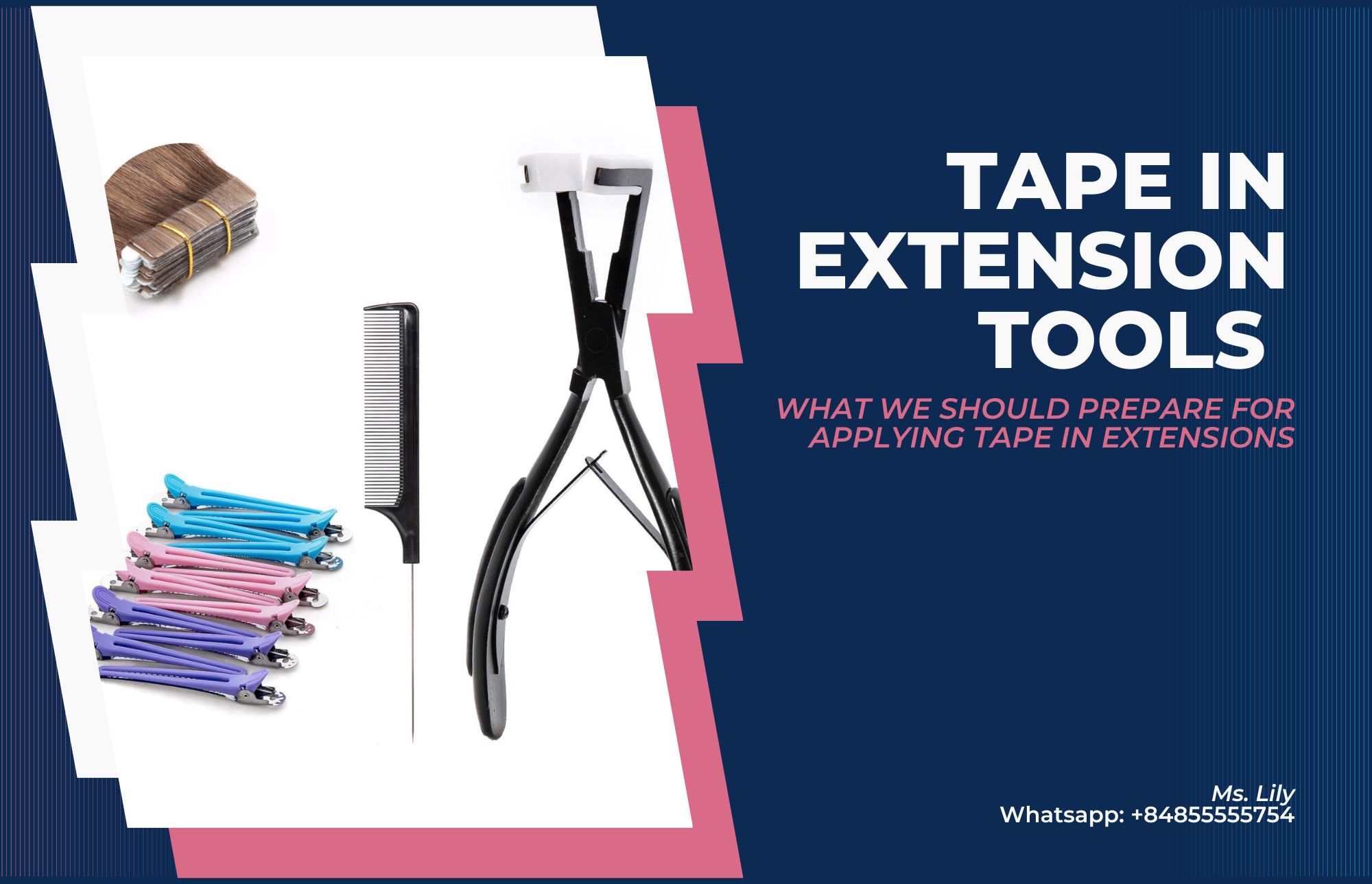 Tape In Extension Tools What We Should Prepare For Applying Tape In Extensions 