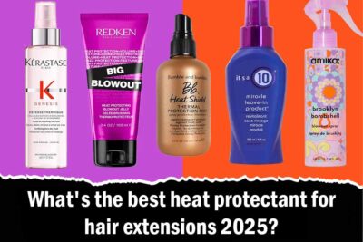 What's the best heat protectant for hair extensions 2025?