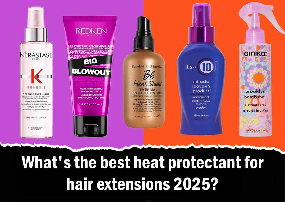 What's the best heat protectant for hair extensions 2025?