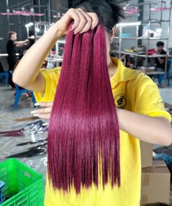 Vietnamese Bone Straight Hair Wholesale 13 Vietnamese bone straight hair - Burgundy