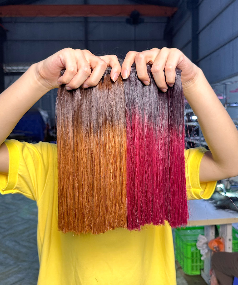 Vietnamese Bone Straight Hair Wholesale 9 Vietnamese bone straight hair - Ombre
