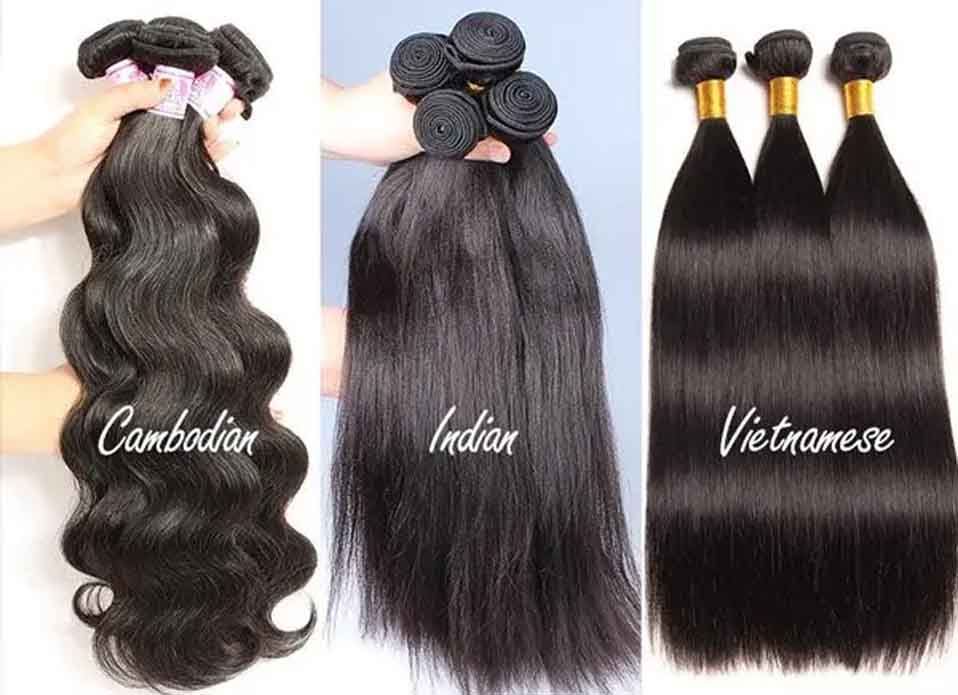 Comparison of Cambodian hair and Indian hair