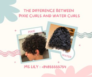 Difference Between Pixie Curls and Water Curls