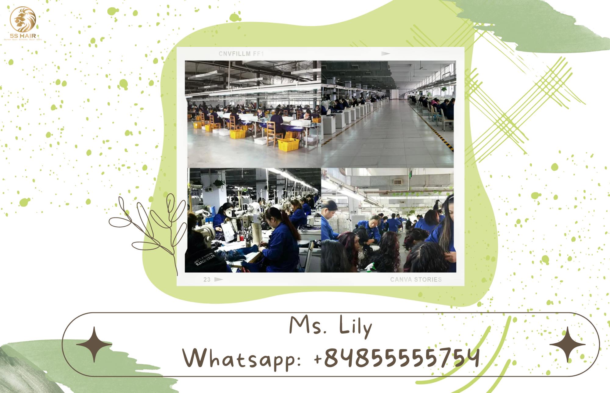 Guangzhou Labor Hair Factory exports more than 500kg hair extensions per month, so this China hair factory in Guangzhou has lots of staff who always support you when you wanna do business with.