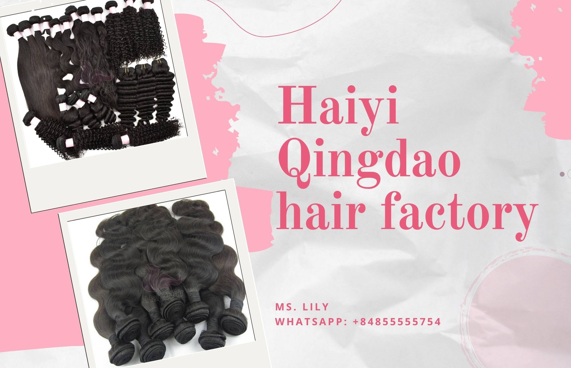 When somebody mentions Qingdao hair factory, they always say Haiyi is the best Qingdao hair vendors