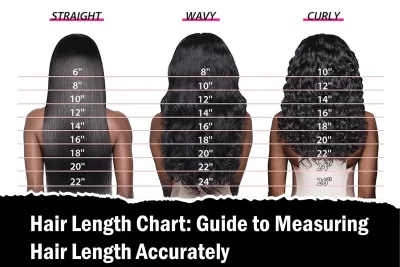 Hair Length Chart: Guide to Measuring Hair Length Accurately
