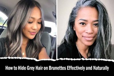 How to Hide Grey Hair on Brunettes