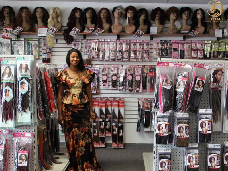 Typical products offered by hair vendors in Abuja