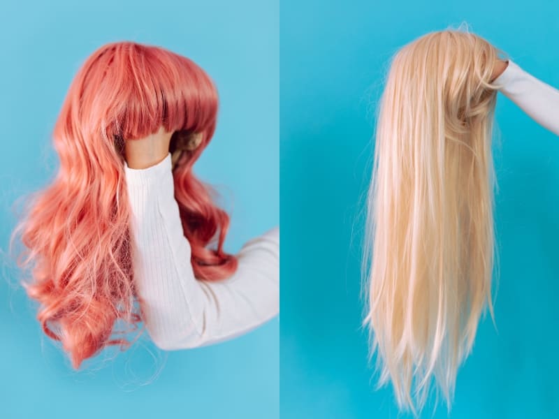 how to make a wig less shiny