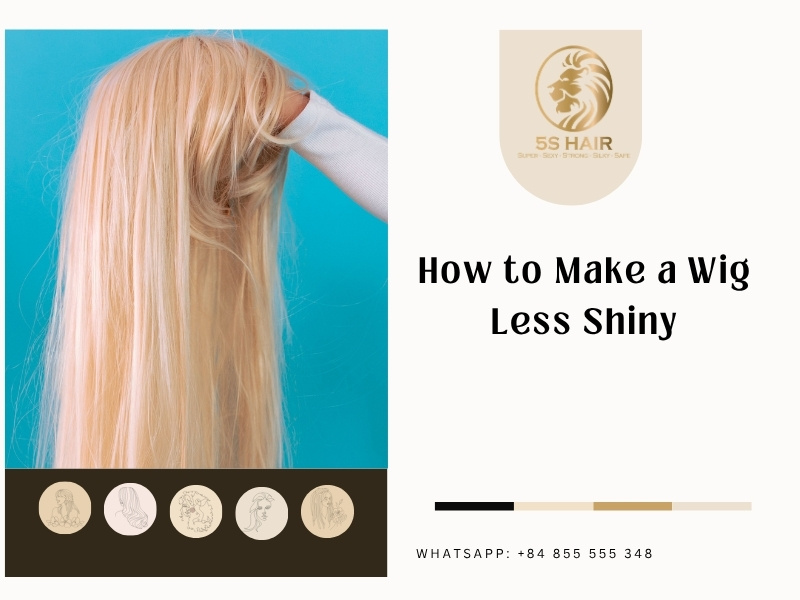 how to make a wig less shiny
