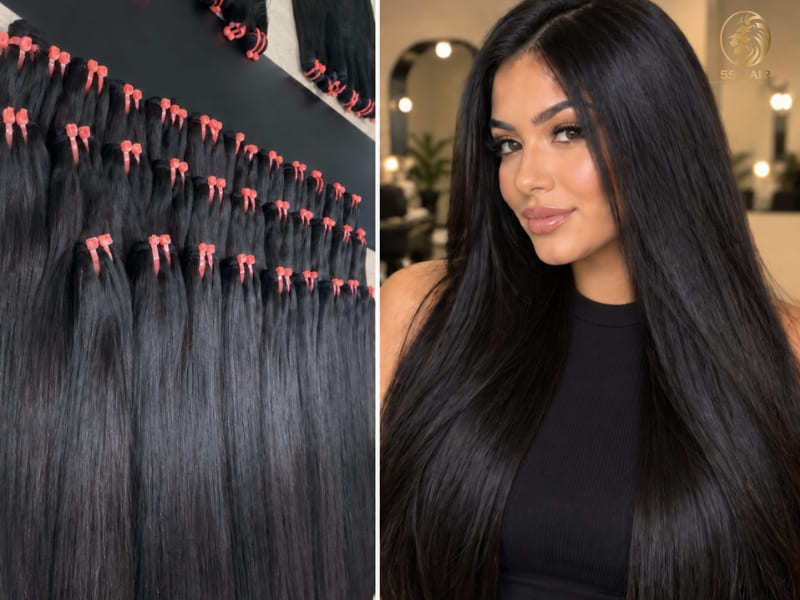 The 8 Best Hair Extensions for Thick Hair in 2026 7 Machine-Tied Weft Hair Extensions