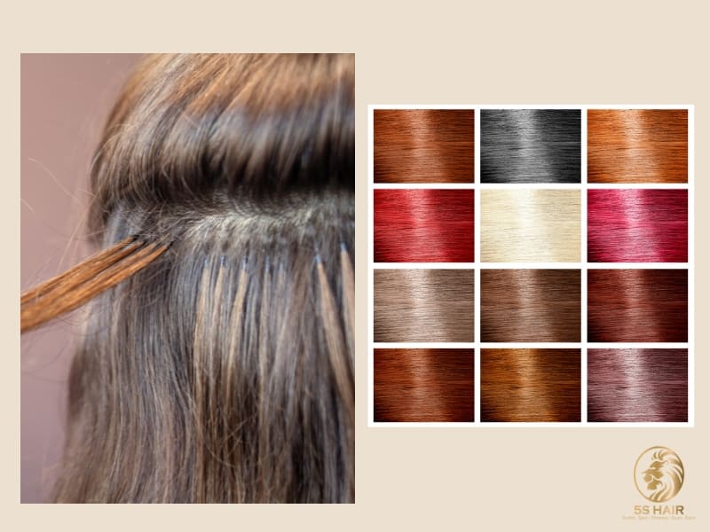 Customized hair extensions require careful color matching and time to create a natural-looking appearance