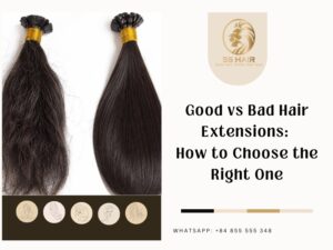 good vs bad hair extensions