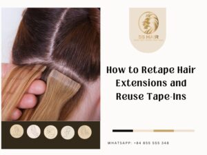 how to retape hair extensions